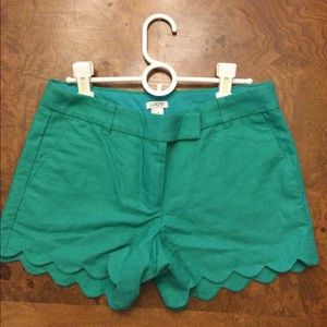 J. Crew Scallop Edge Shorts 4” Size 4